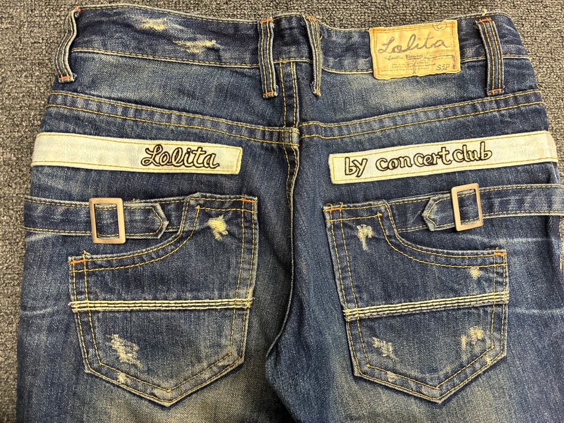 27)Lolita Jeans 빈티지 여성 데미지 부츠컷 데님팬츠 상품이미지2
