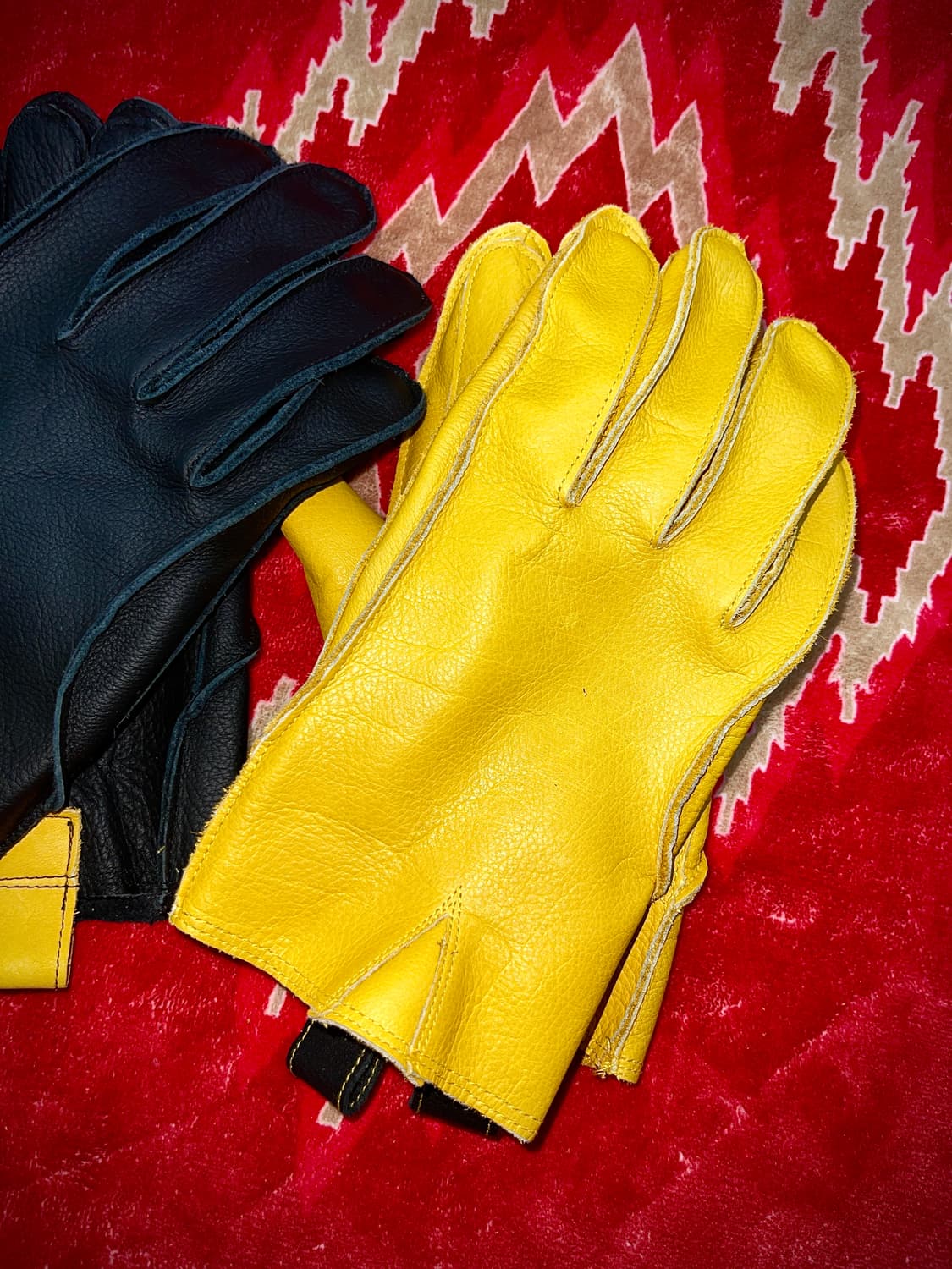 워크웨어무드 남자 가죽장갑 (천연가죽) 상품이미지2