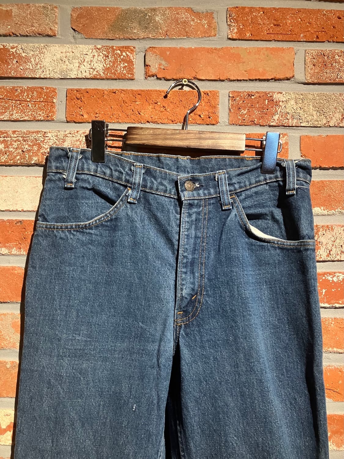 80s USA 빈티지 리바이스 646 벨바텀 데님 팬츠 상품이미지3
