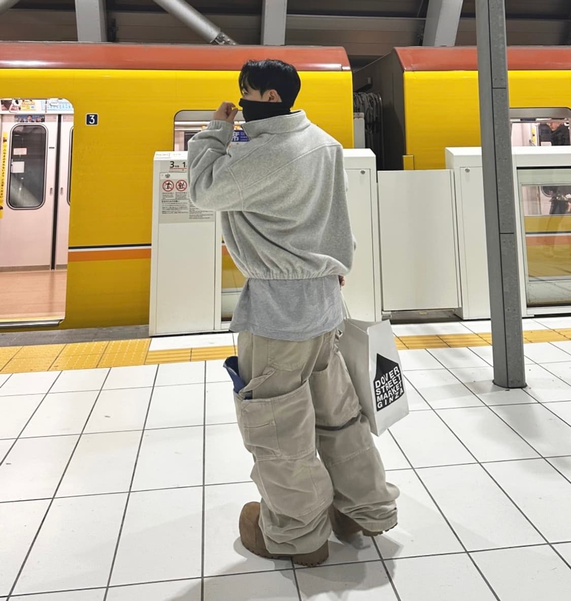 논노드 더블 니 커버 팬츠 - 빈티지 베이지 상품이미지1