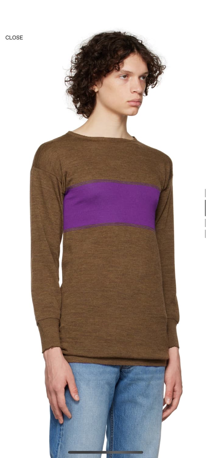 Maison marglela striped sweater 상품이미지2