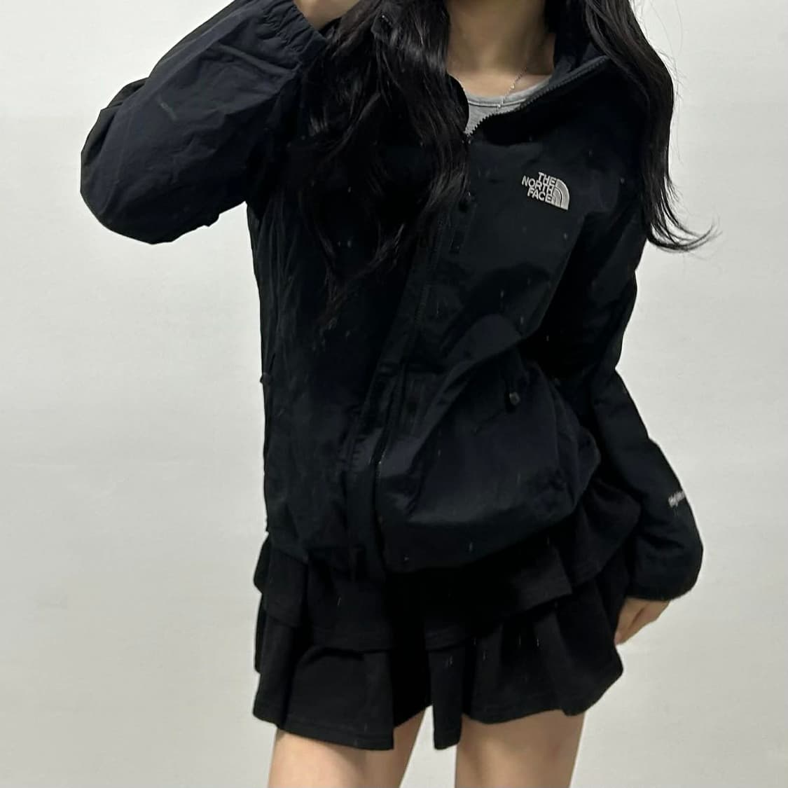 노스페이스 hyvent 고프코어 블랙 윈드브레이커 자켓 바람막이 희귀져지 상품이미지1