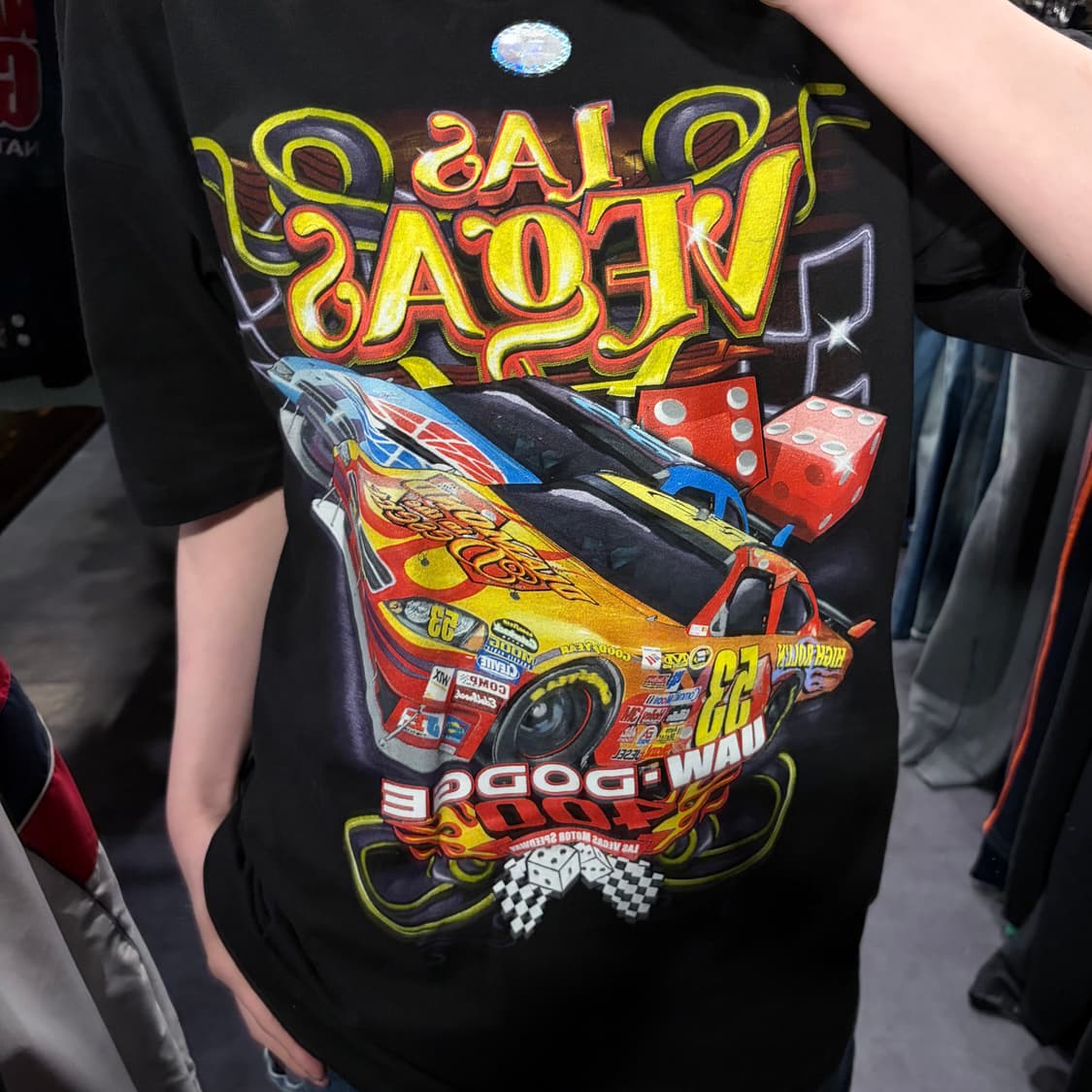 [IM] NASCAR 레이싱 그래픽 블랙 반팔티 상품이미지4