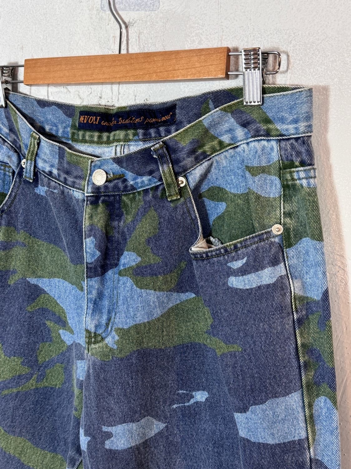 Revolt jeans y2k 카모 플라주 부츠컷  상품이미지4