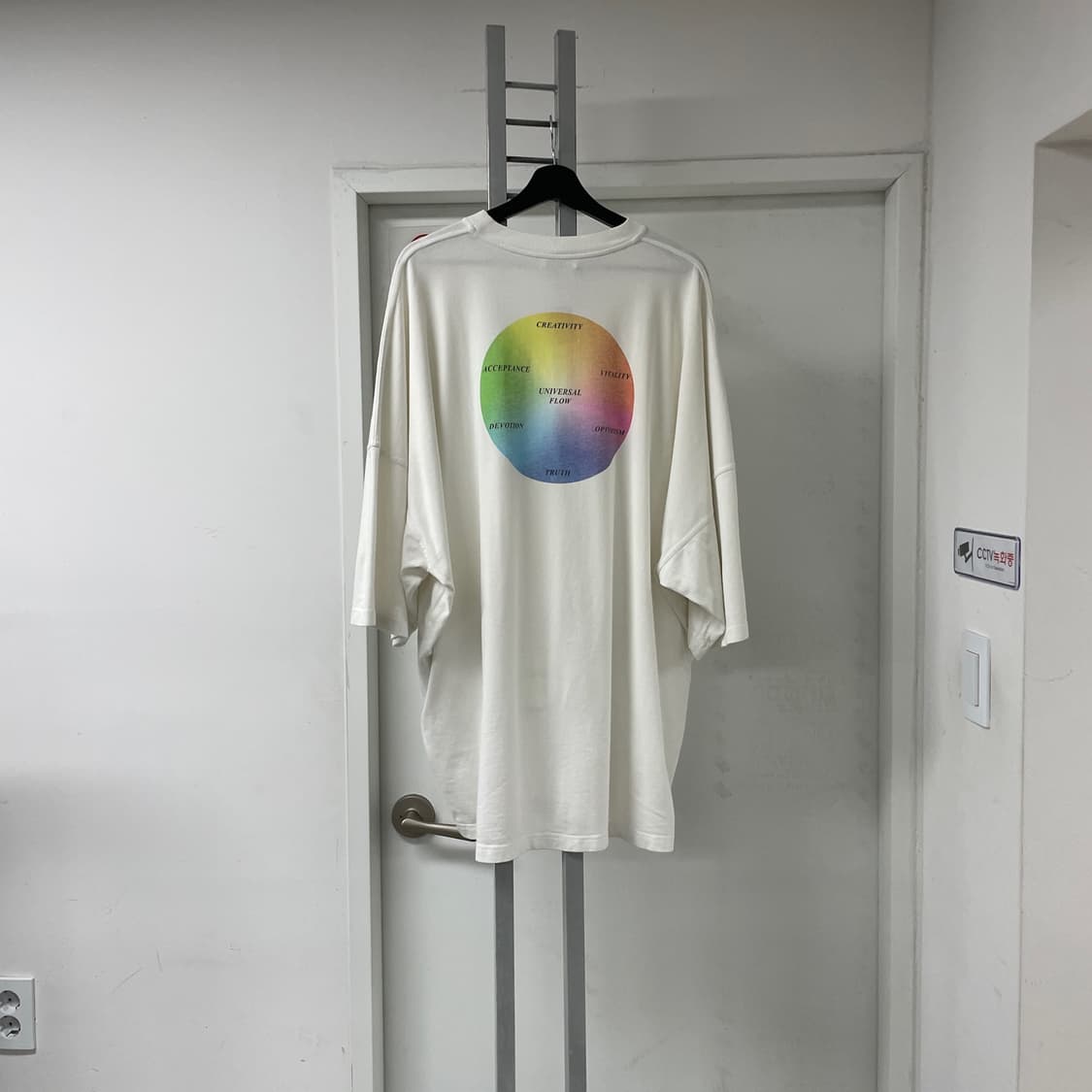 발렌시아가 화이트 반팔 티셔츠 XS 상품이미지7