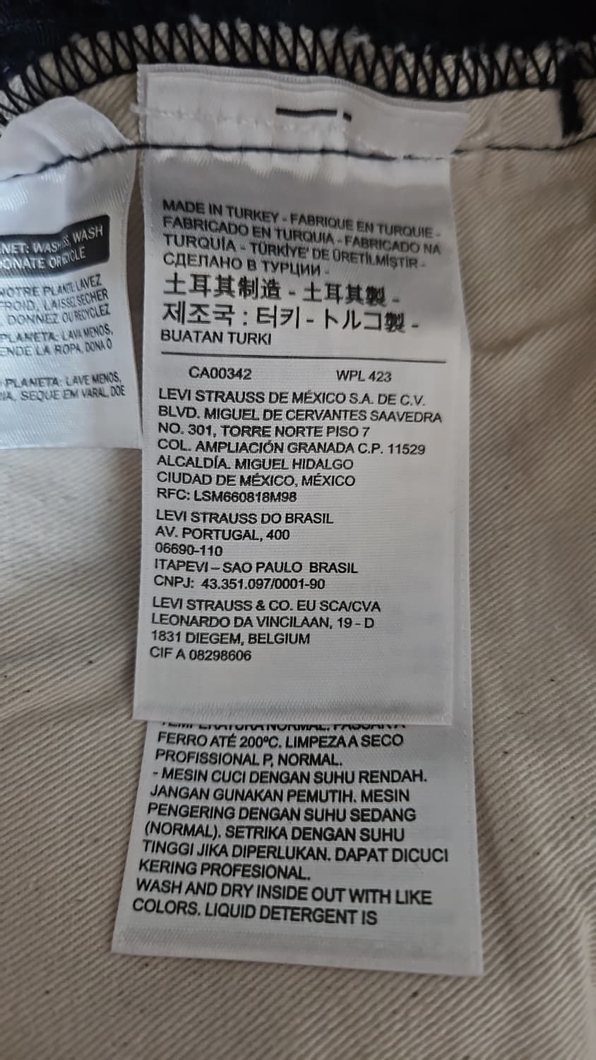 리바이스 LVC 1970's 519 코듀로이 캐비어 30 상품이미지8