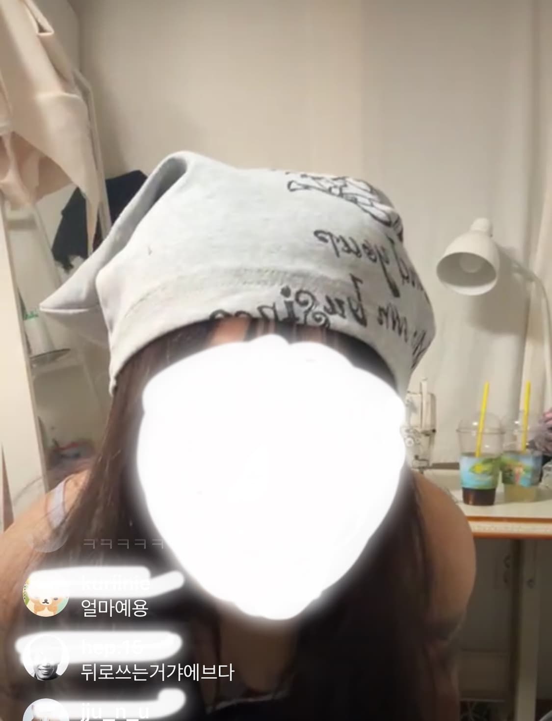 헬로키티 핸드메이드 고양이비니 상품이미지1