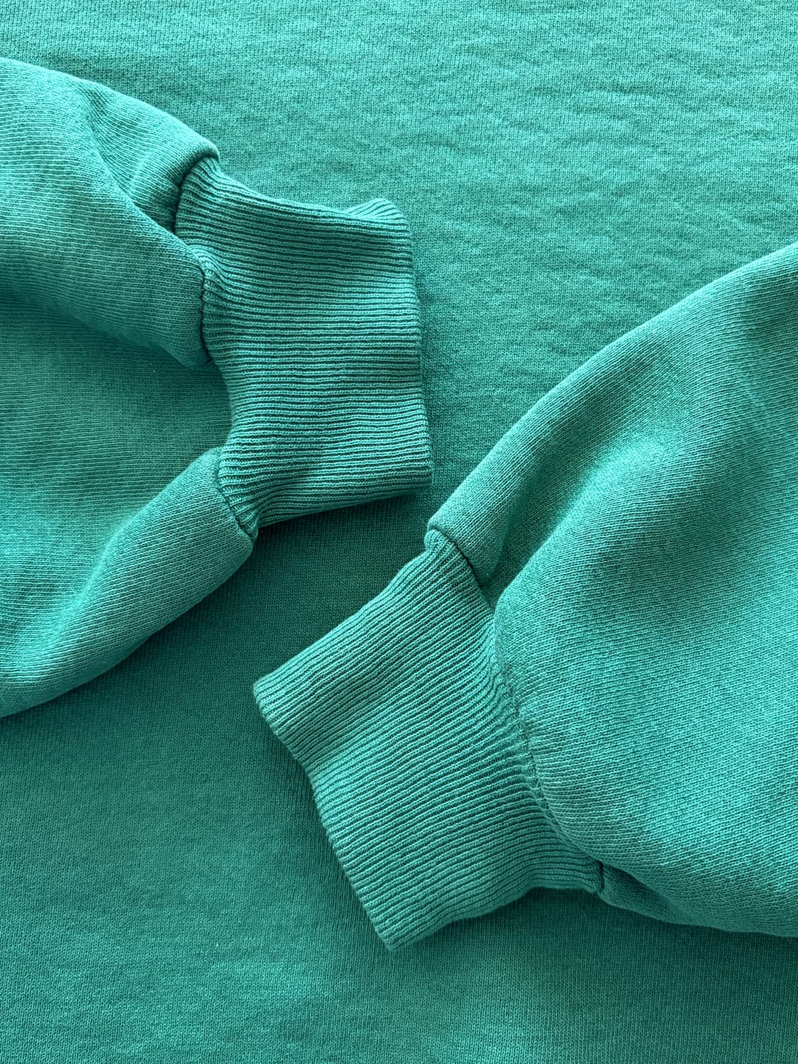 90s 러셀 미제 50 50 딥그린 플레인 스웻 L (103) 상품이미지4