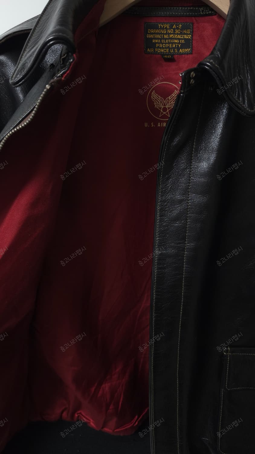 26년 토이즈맥코이 한정판 블랙 a-2 레드라이닝 상품이미지2