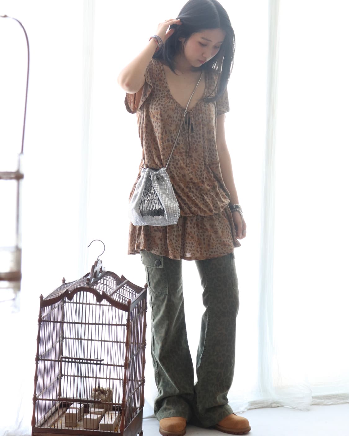 [Hysteric Glamour] Leopard Tunic Dress 상품이미지1