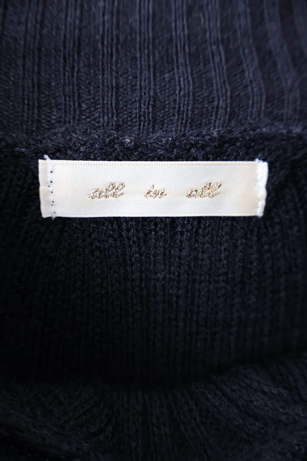 Jpn Black Ribbed Knit 상품이미지6