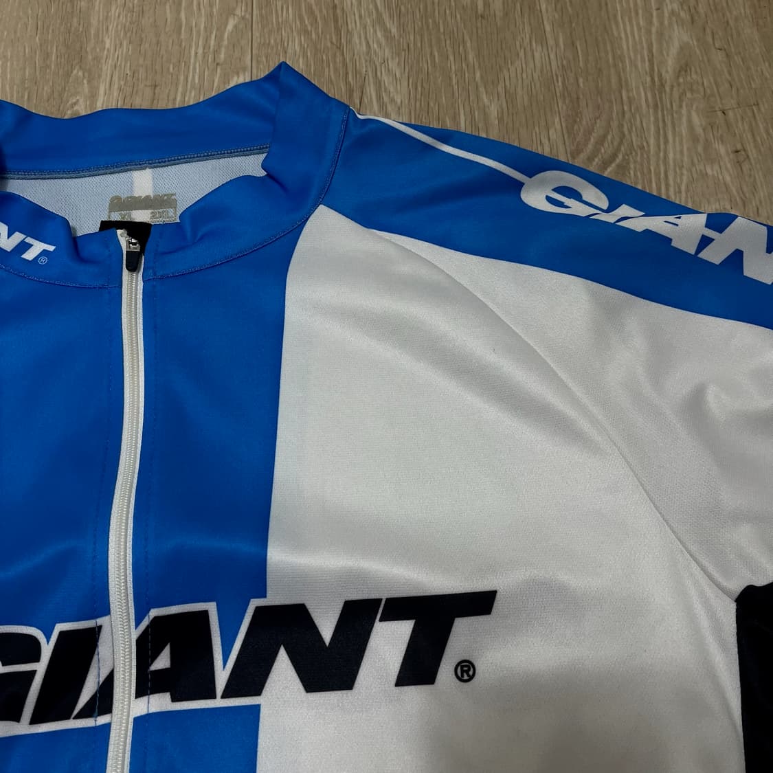 자이언트 기능성 자전거 싸이클링 반팔 져지 [화이트/블루] XL 상품이미지4