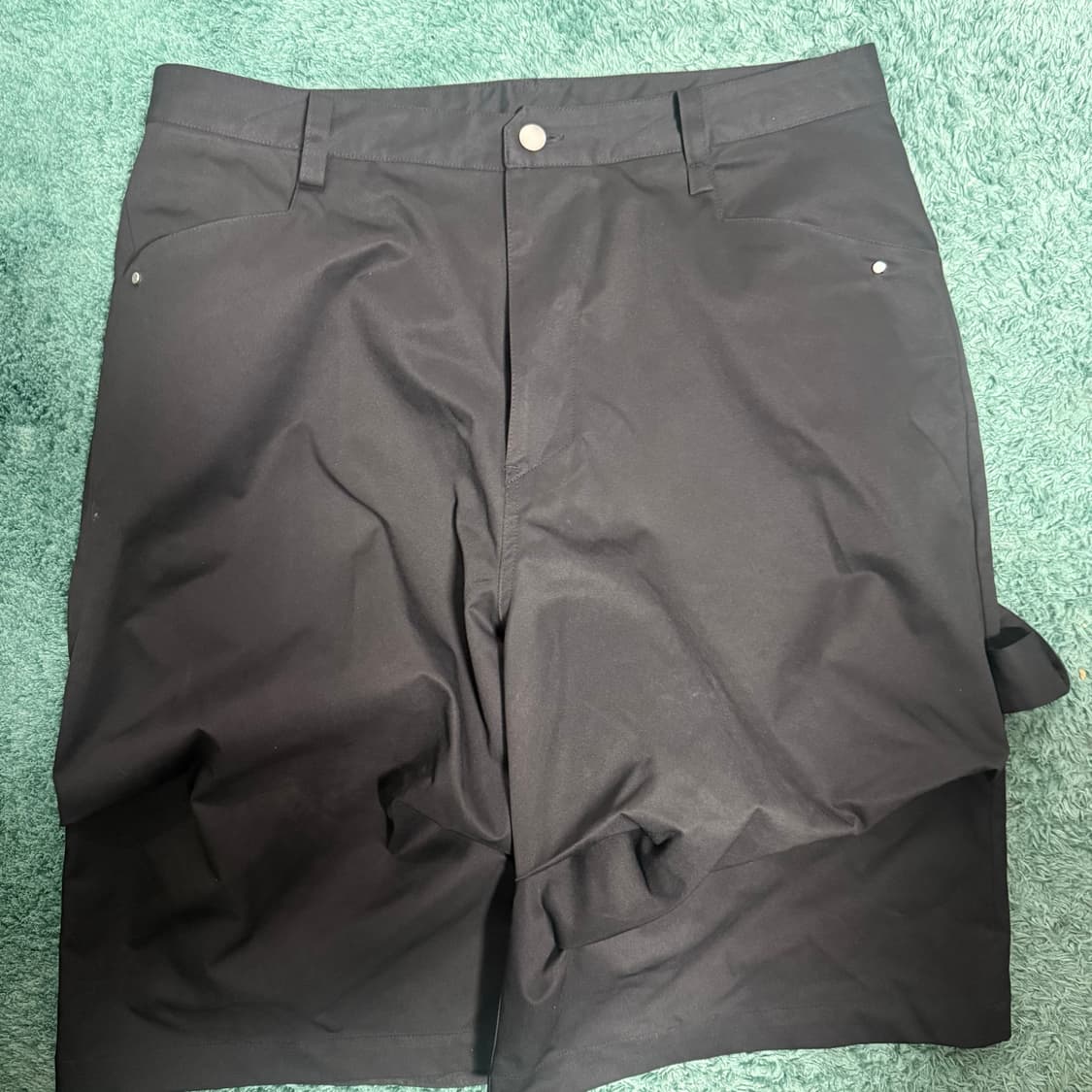 논노드 알파인 카펜터 쇼츠 매트 블랙 상품이미지1