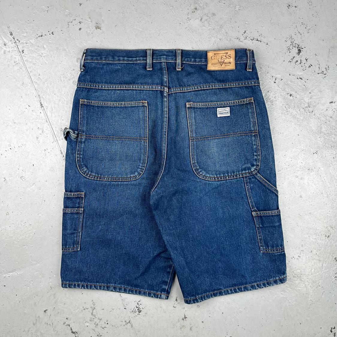 빈티지 게스 by Georges Marciano 카펜터 데님 쇼츠 상품이미지2