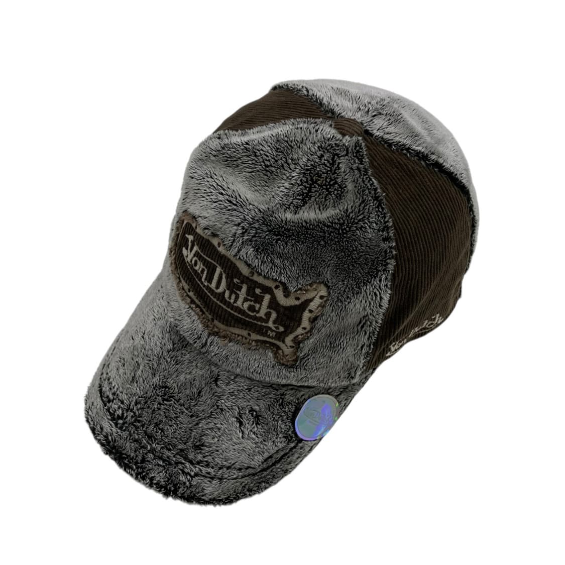 본더치 y2k 윈터 브라운 코듀로이 캡 상품이미지4