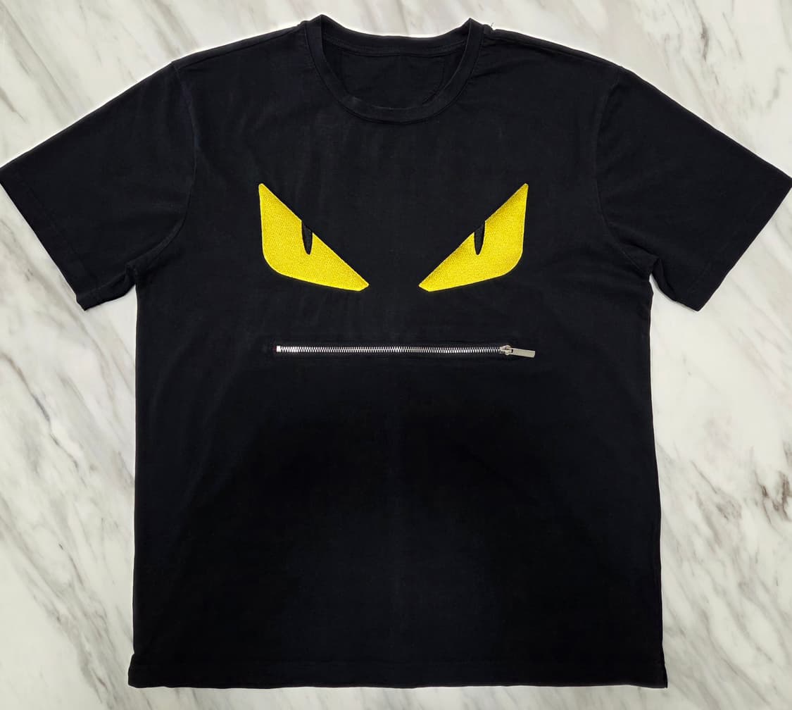 펜디 몬스터 지퍼디테일 반팔 티셔츠  상품이미지1