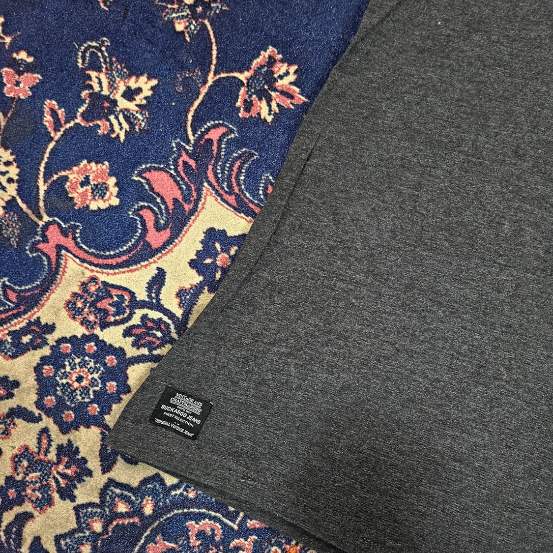 버커루(BUCKAROO) y2k 슬림 포켓 라운드 반팔티셔츠 XL 상품이미지4