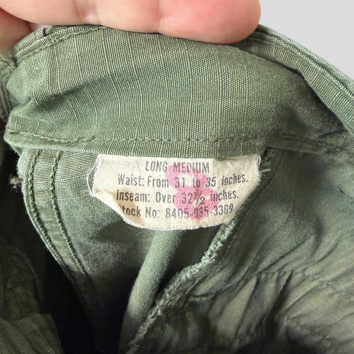(M)60s 미군 OG107 립스탑 정글퍼티그 팬츠 상품이미지6