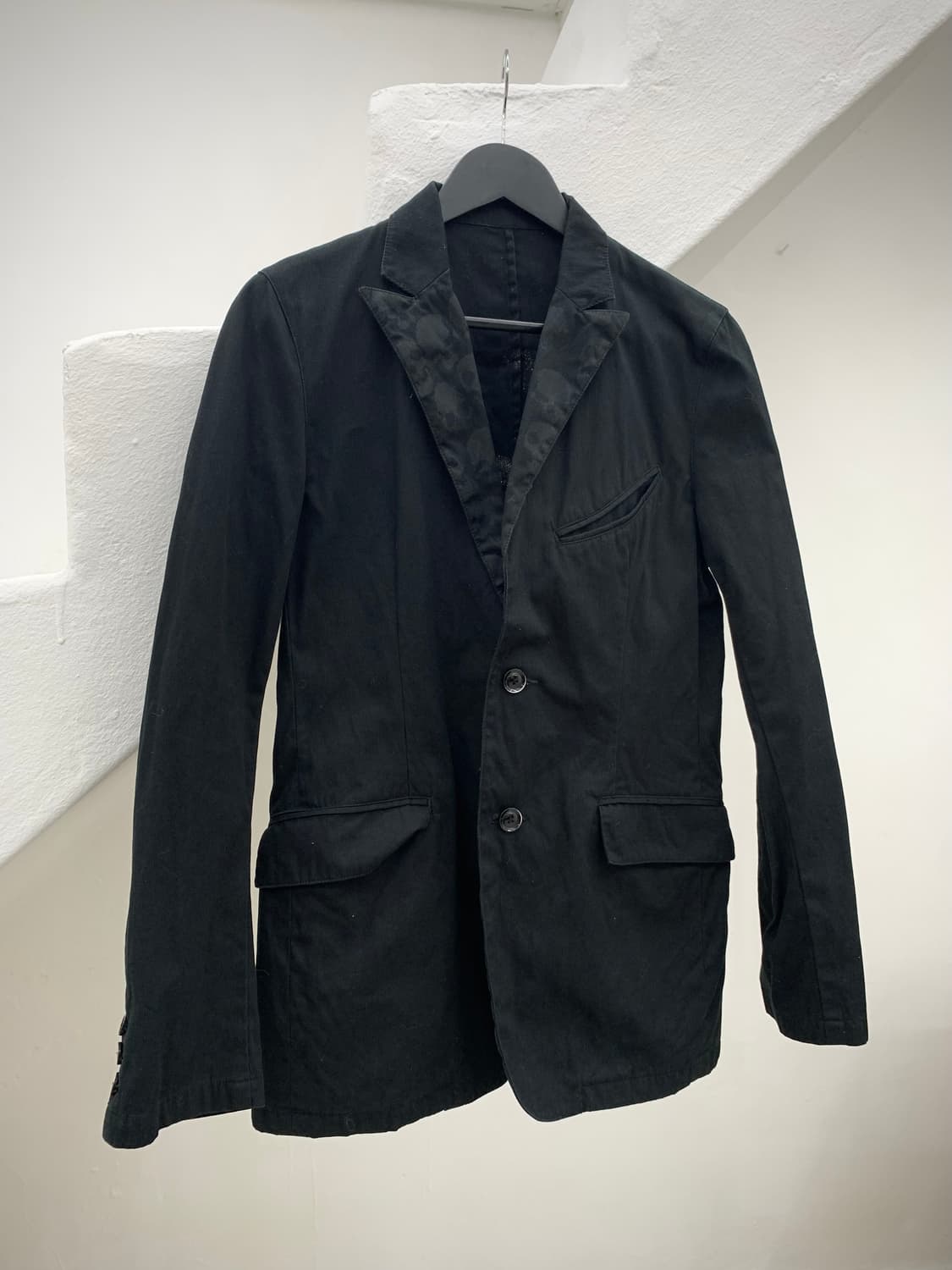 Schlussel 00s skull collar sharp blazer  상품이미지4