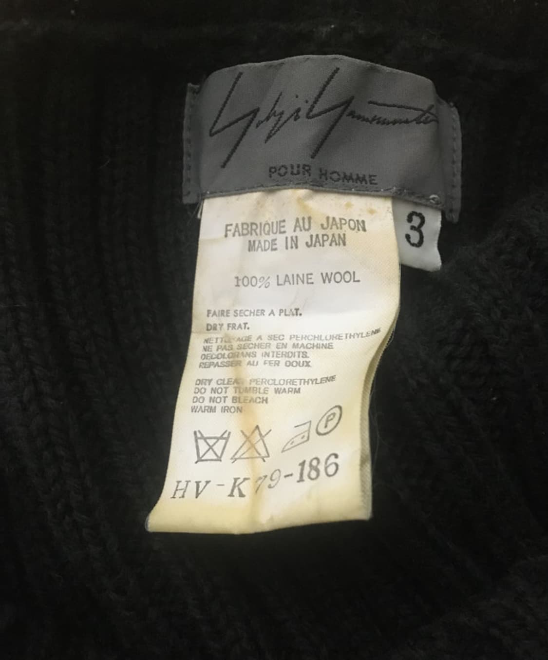 요지야마모토 뿌르옴므 YOHJI YAMAMOTO POUR HOMME-ki 상품이미지6