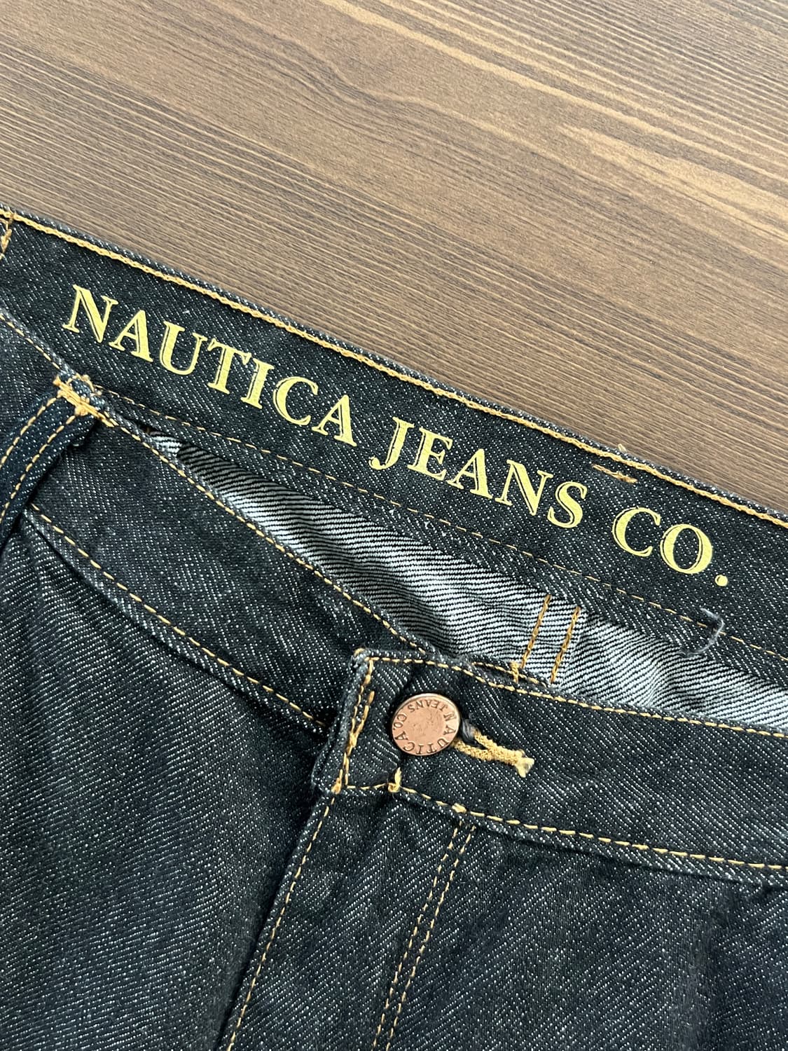 Nautica 노티카 진스 루즈핏 흑청 데님 팬츠 상품이미지7