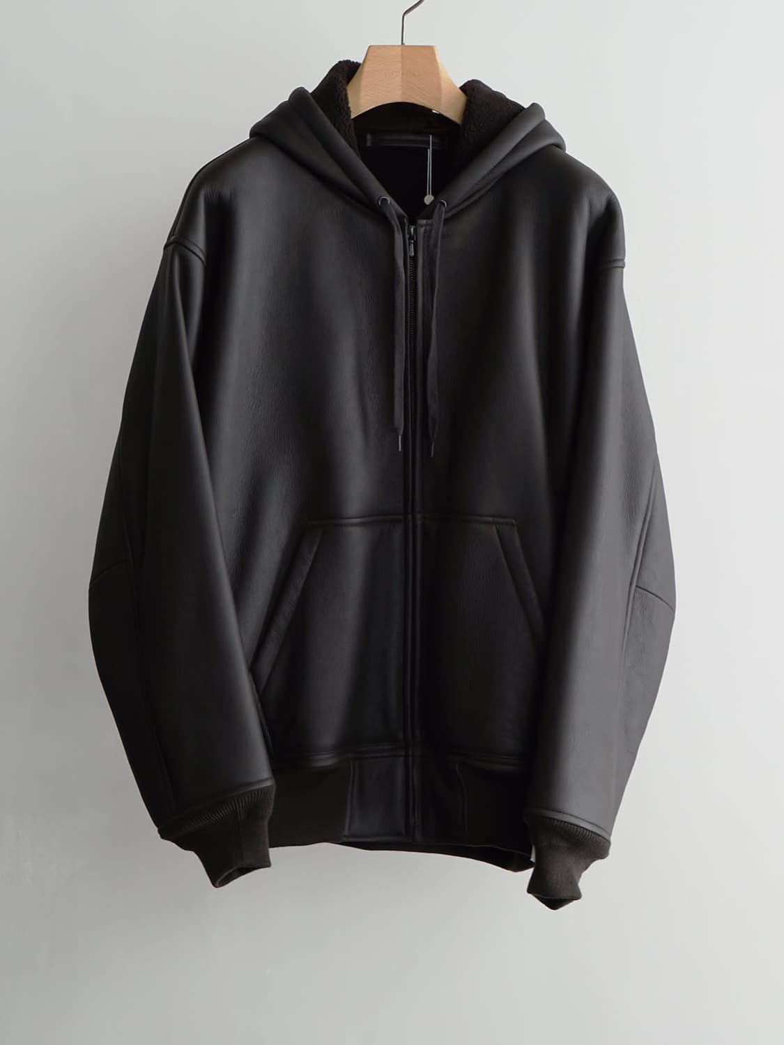 코모리 25AW 양가죽 지퍼 파카 상품이미지1