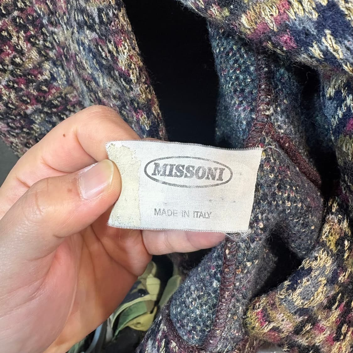 [42] MISSONI 미쏘니 트위드 패턴 코트 상품이미지7