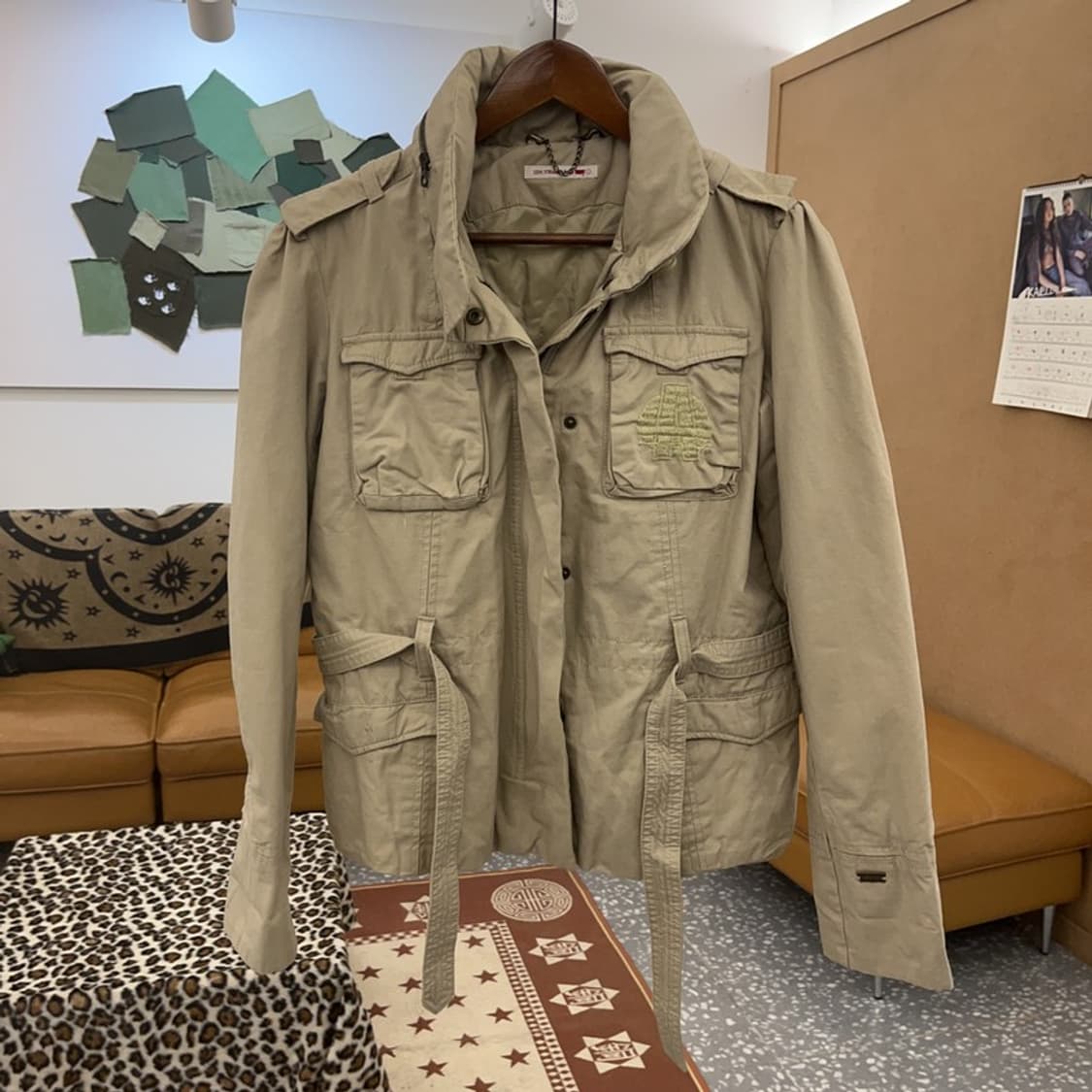 리바이스 빈티지 벨티드 밀리터리 워크 헌팅 자켓 L C09502 상품이미지3