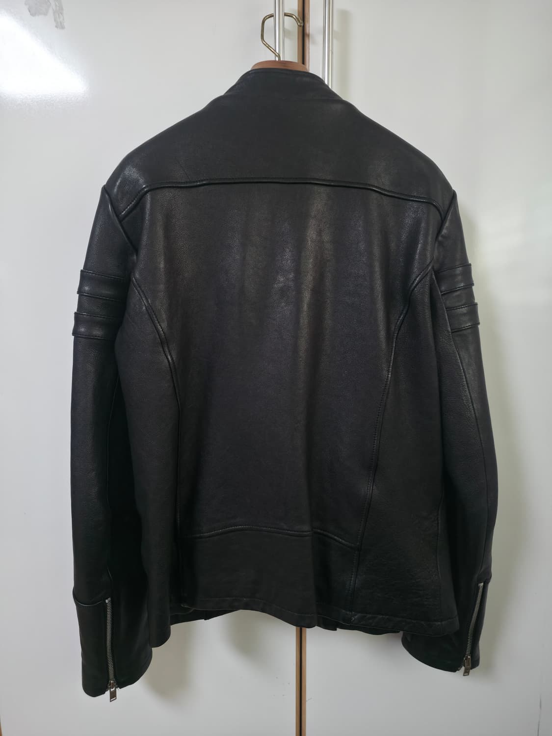 [L/100] 게스 남성 양가죽 라이더 자켓 상품이미지2