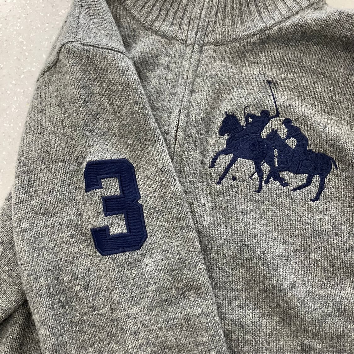 298 폴로 니트 집업 상품이미지5