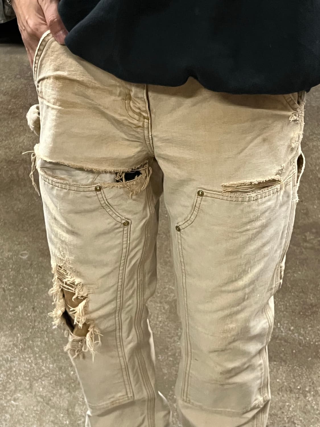 Carhartt 데미지 더블니 팬츠 (30“) 상품이미지8