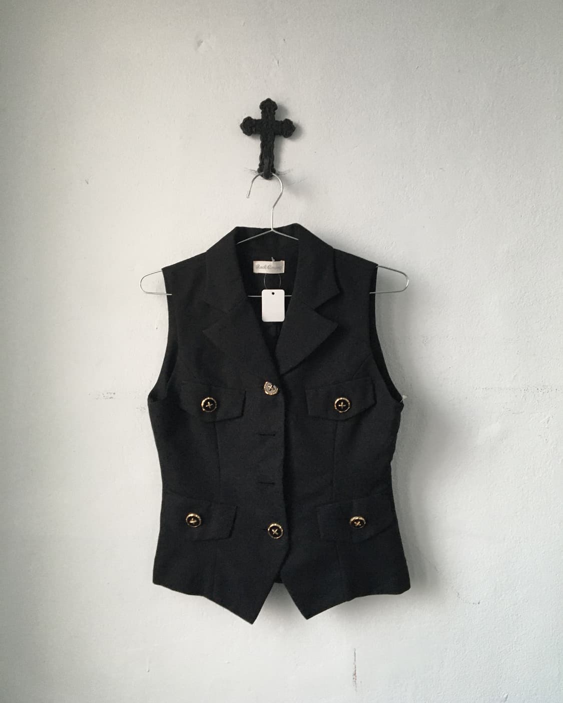 Button point shirt vest 상품이미지1