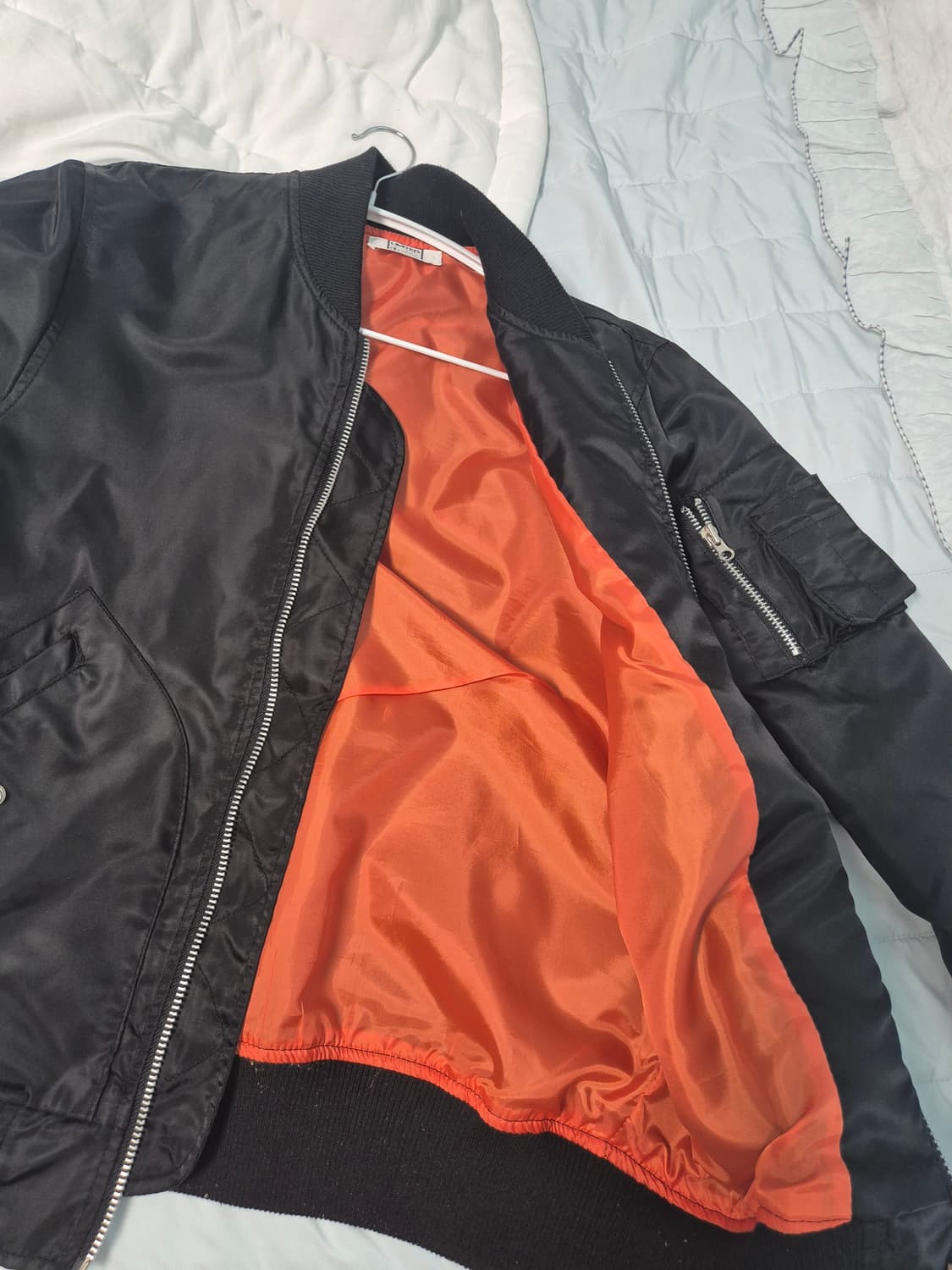 블랙 MA-1 항공점퍼 상품이미지2