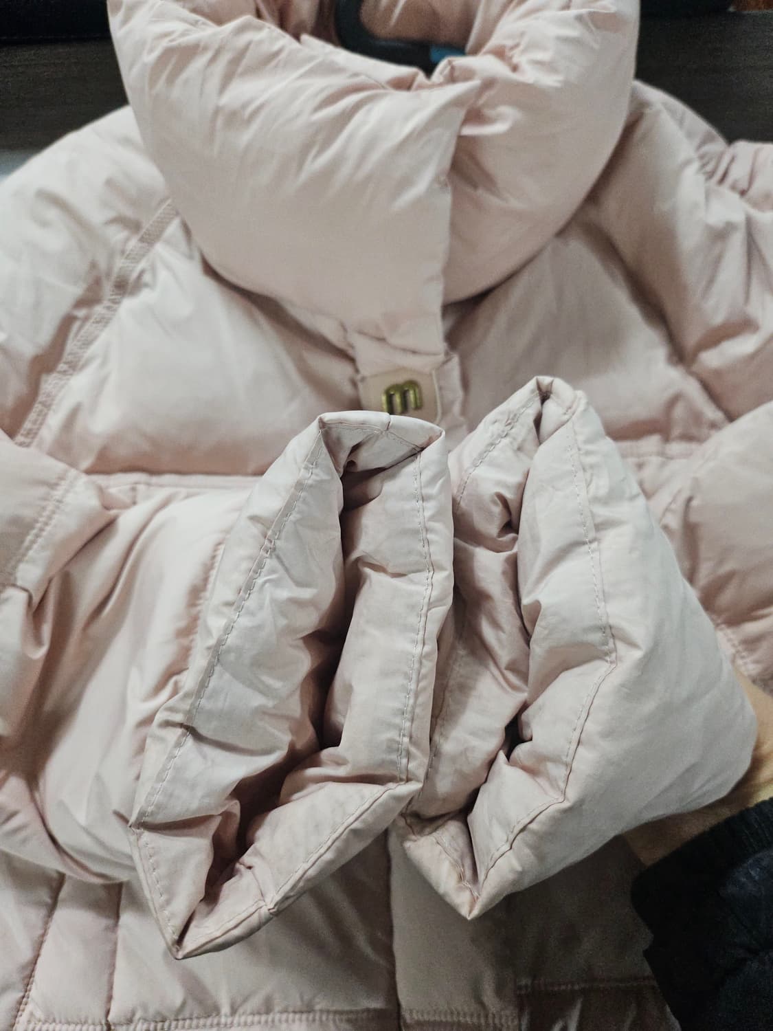 숏 패딩 점퍼 핑크  free 상품이미지4