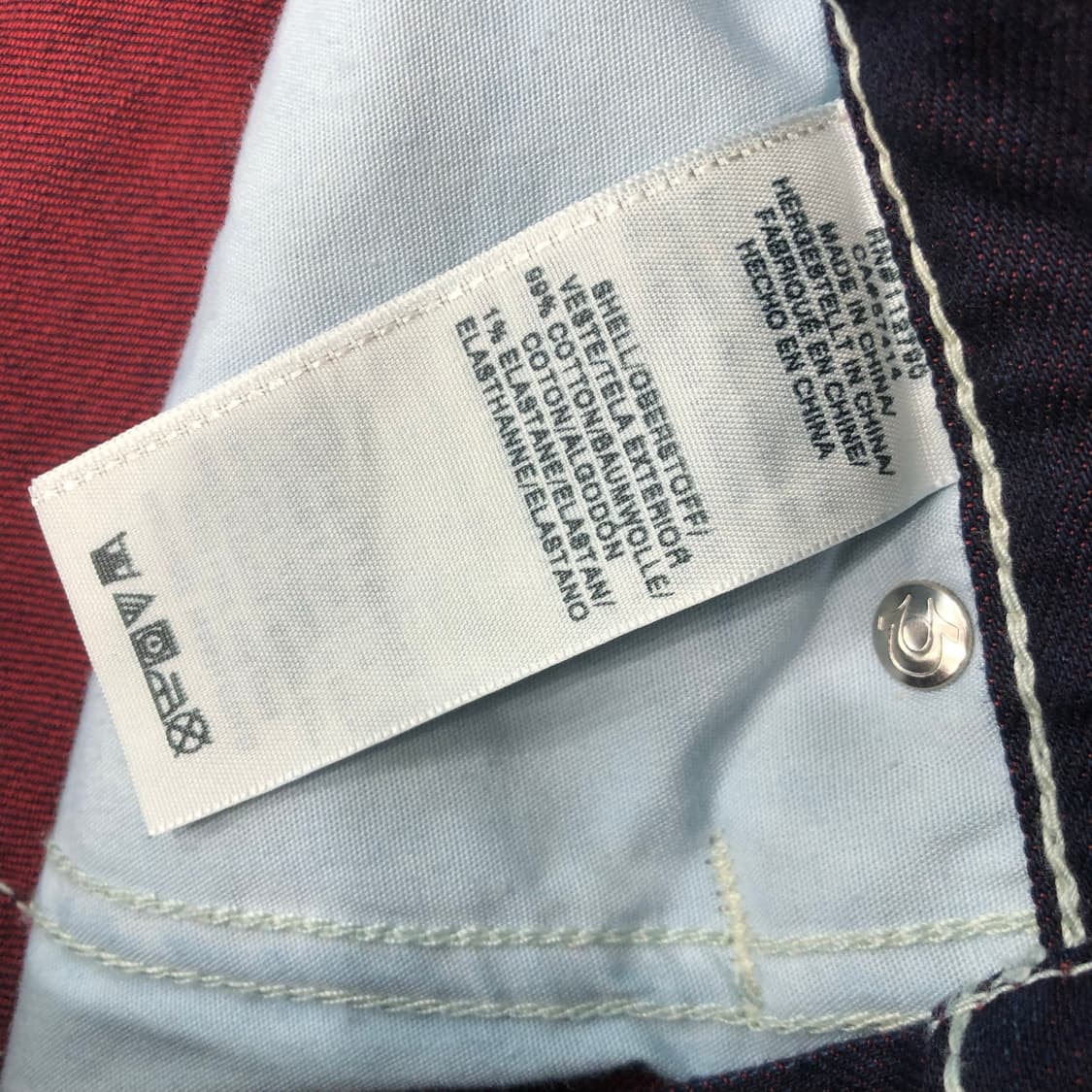 트루릴리전 스키니 워싱 데님 팬츠 상품이미지7