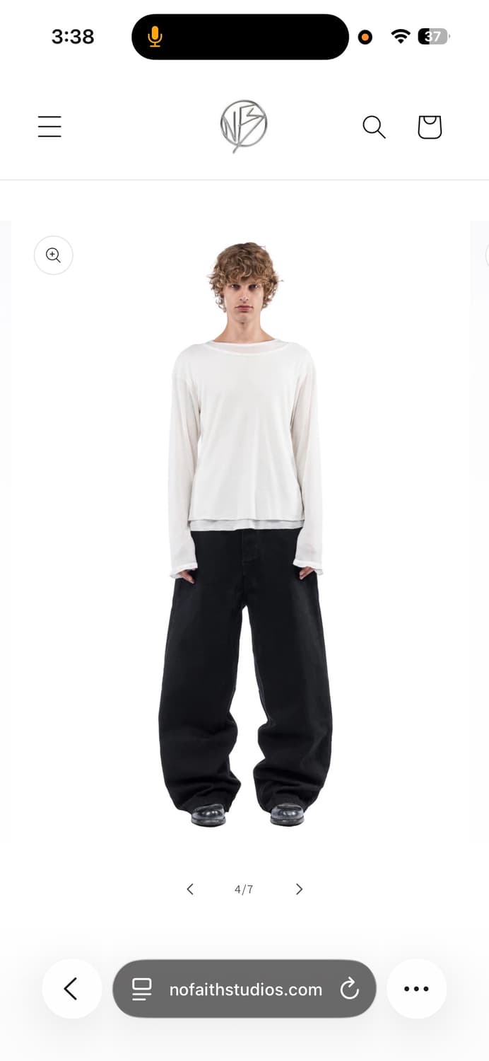 Nofaith Studios 더블 레이어드 롱슬리브 상품이미지2