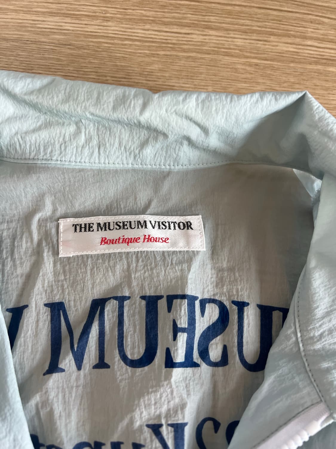 뮤지엄비지터 블루종 자켓 윈드브레이커 상품이미지3