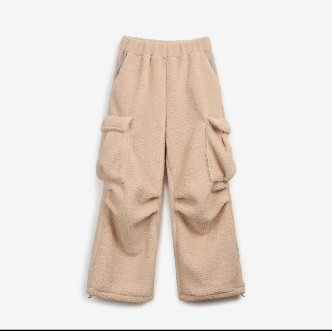 맨허튼프로젝트 양털 핀턱 카고 스웻 팬츠 플리스 상품이미지3