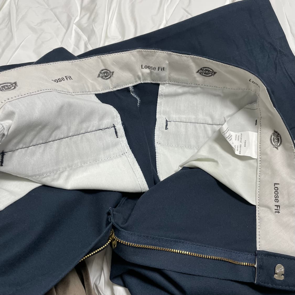 디키즈 루즈 핏 더블니 워크 팬츠 다크 네이비 85283 상품이미지6