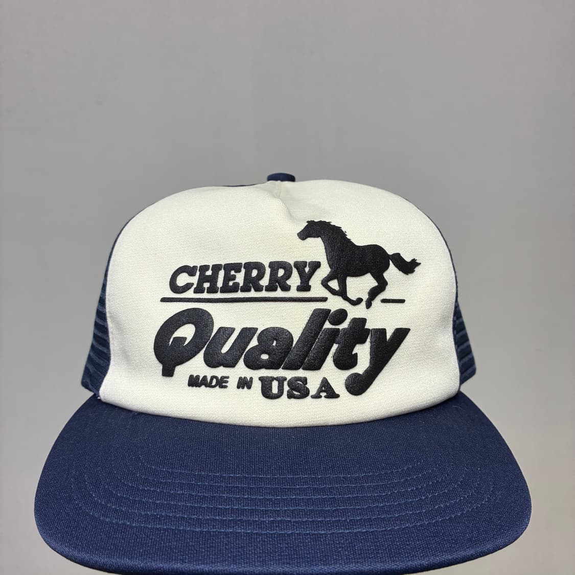 [os]cherry la 메쉬캡 네이비 상품이미지1