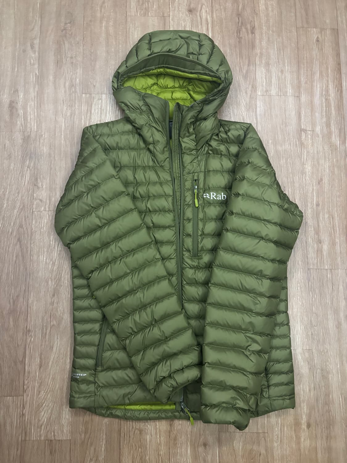 rab 랩 마이크로라이트 알파인 자켓 그린 상품이미지1