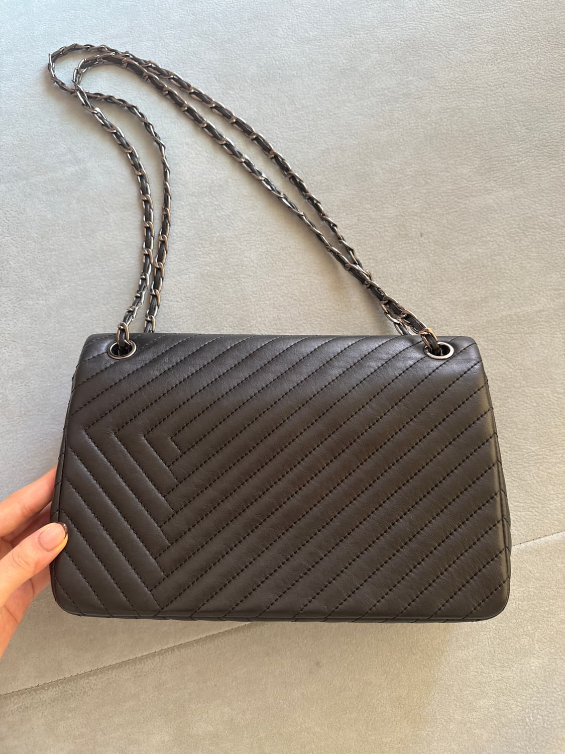 루이까또즈 퀼팅 블랙 숄더백 상품이미지3