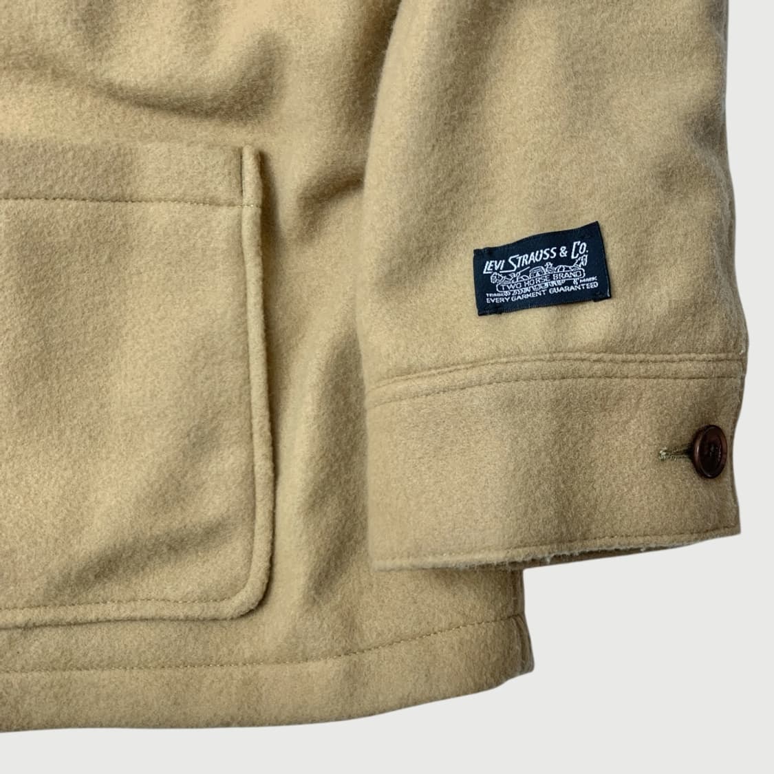 [XL/정품] 리바이스 베이지 남성 뮤어 비치 코트 상품이미지3