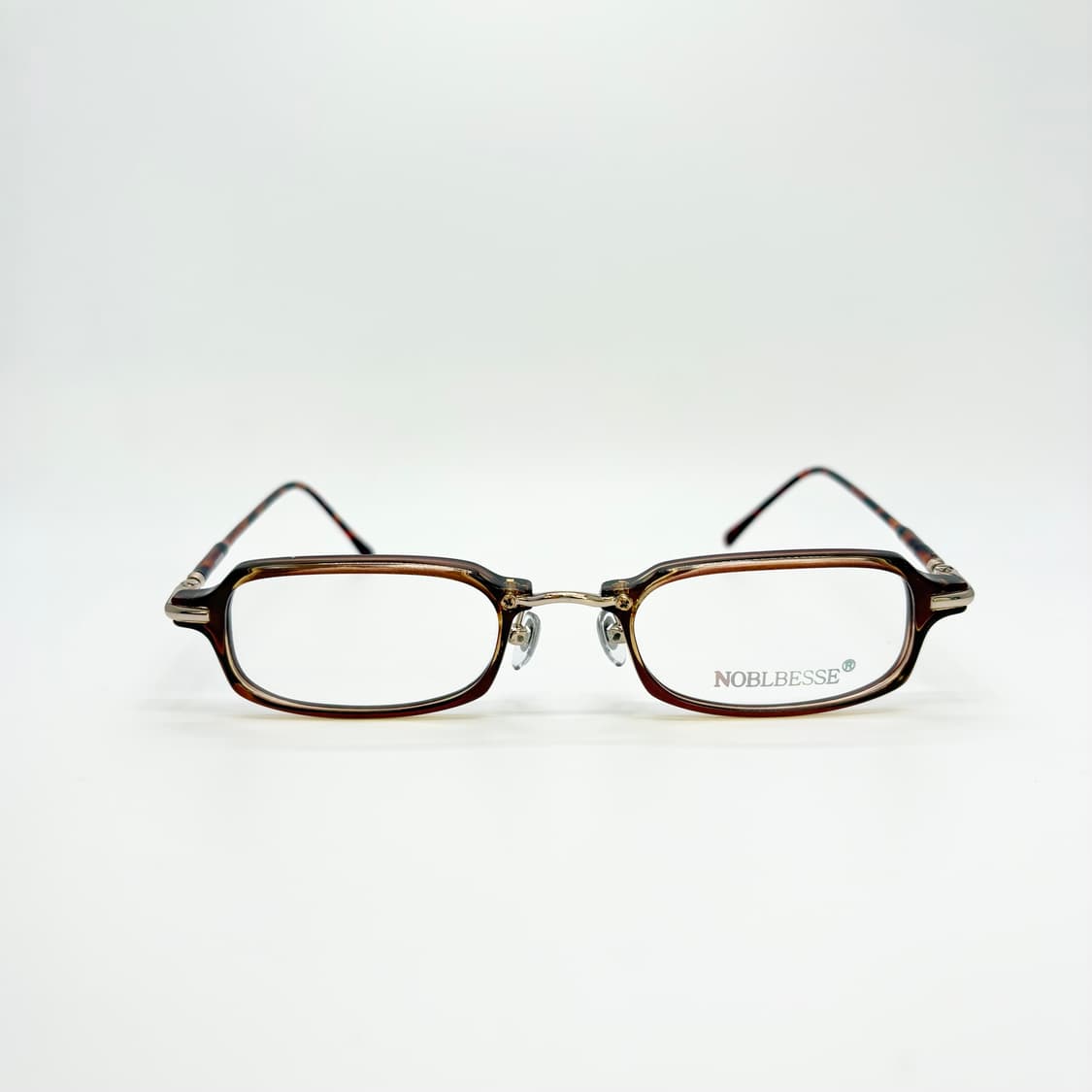 NOBLBESSE 브라운 스퀘어 빈티지 뿔테 상품이미지3