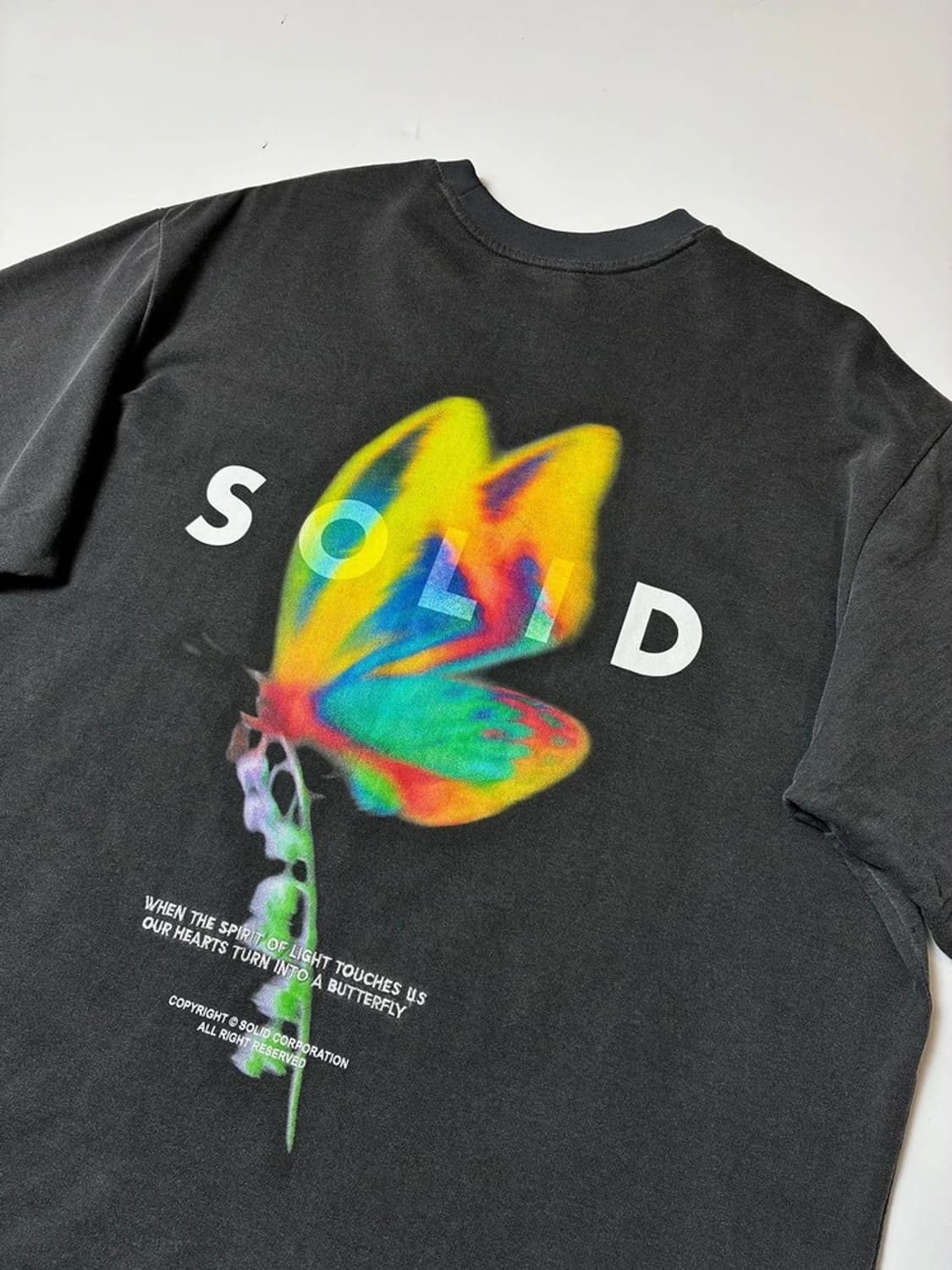 솔리드옴므 20SS 버터플라이 그래픽 반팔 티셔츠 PN9614 상품이미지2