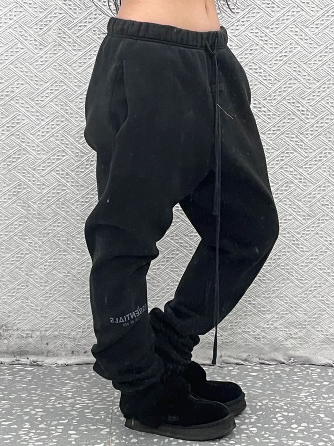 피어 오브 갓 에센셜 빈티지 캐주얼 조거 기모 스웻팬츠 M C09076 상품이미지1