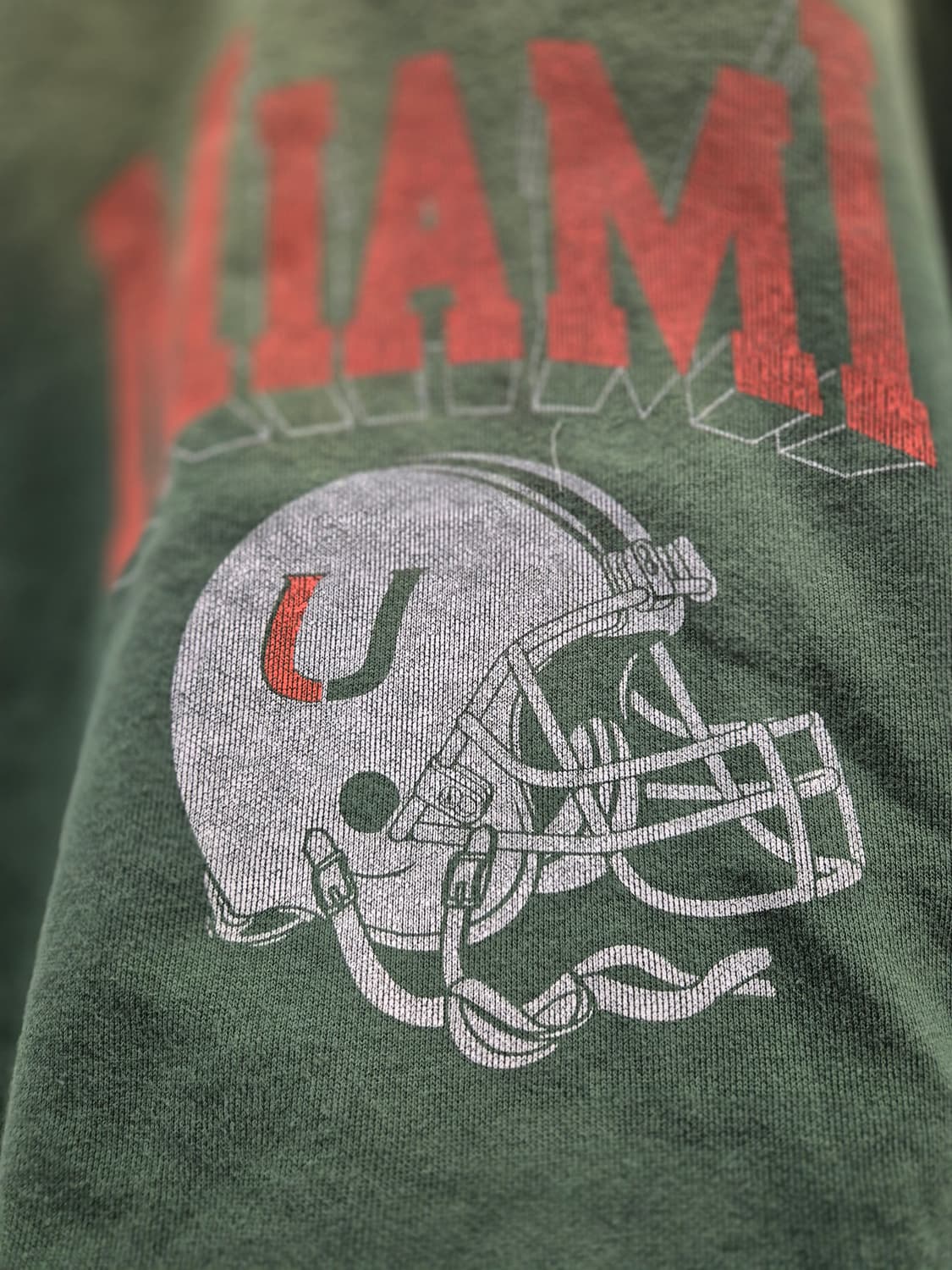 와일드동키 마이애미 데미지 맨투맨 그린 XS 상품이미지5