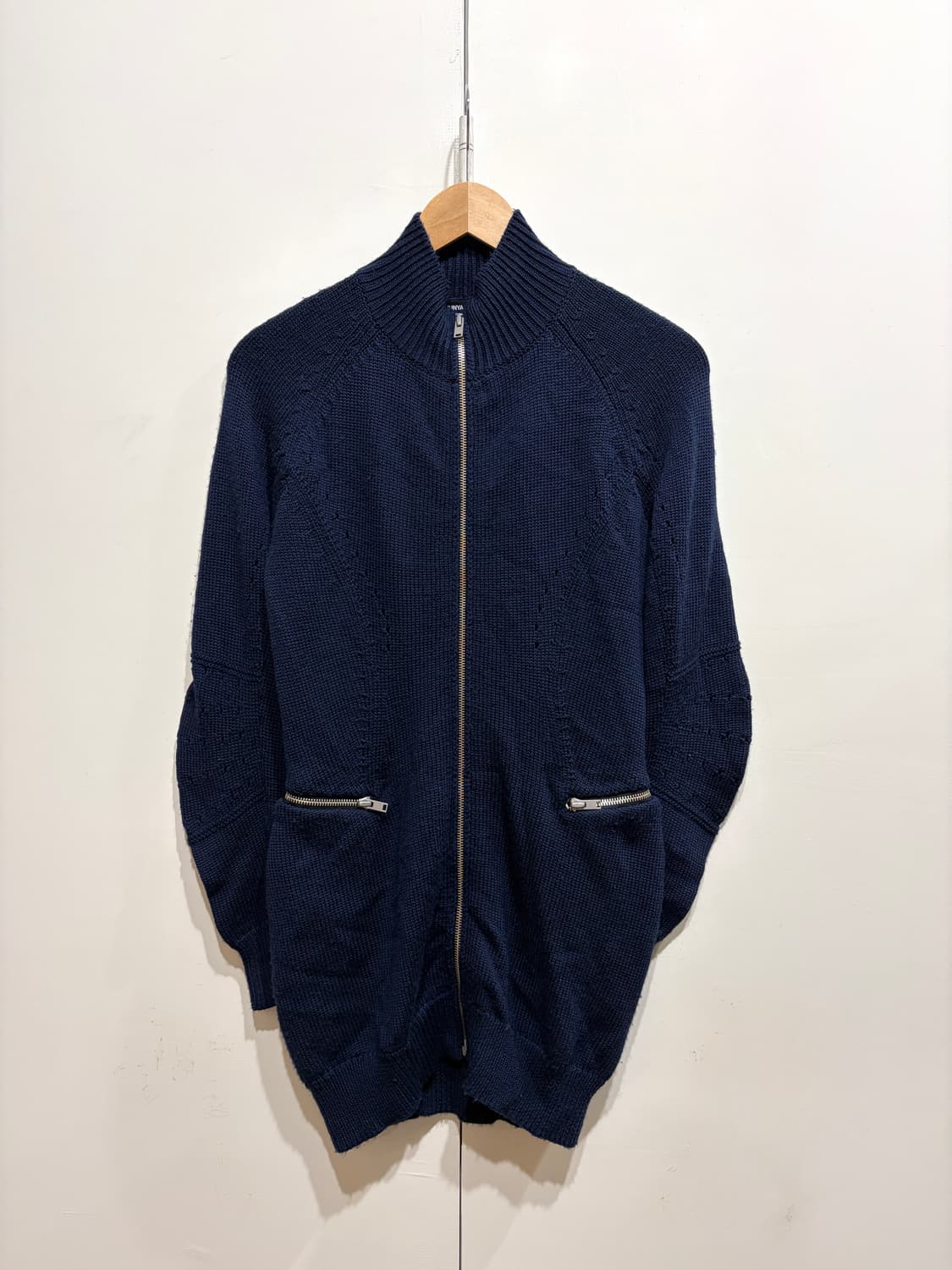 준야와타나베 울 니트 집업 상품이미지2