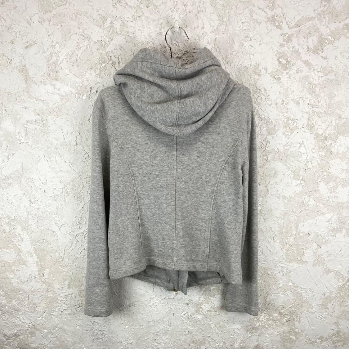 PRAISE 애시메트릭 지퍼 후드 스웻 자켓 상품이미지4