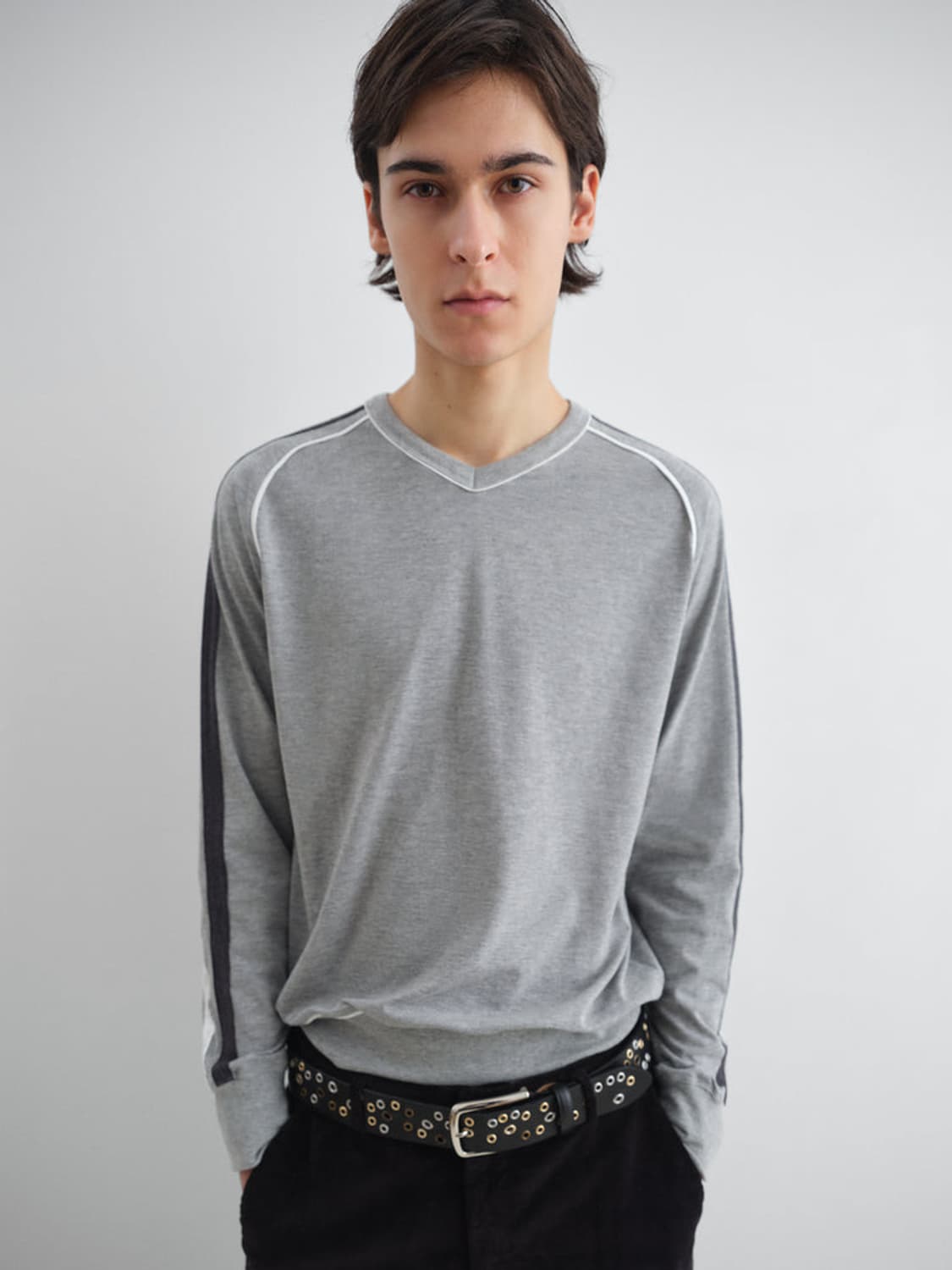[S,M,L,XL]기마구아스 Lucas 티셔츠/그레이 상품이미지2